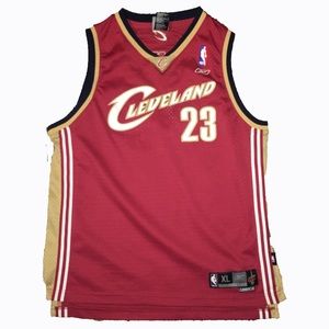 Authentic Reebok Lebron James Cavs Jersey